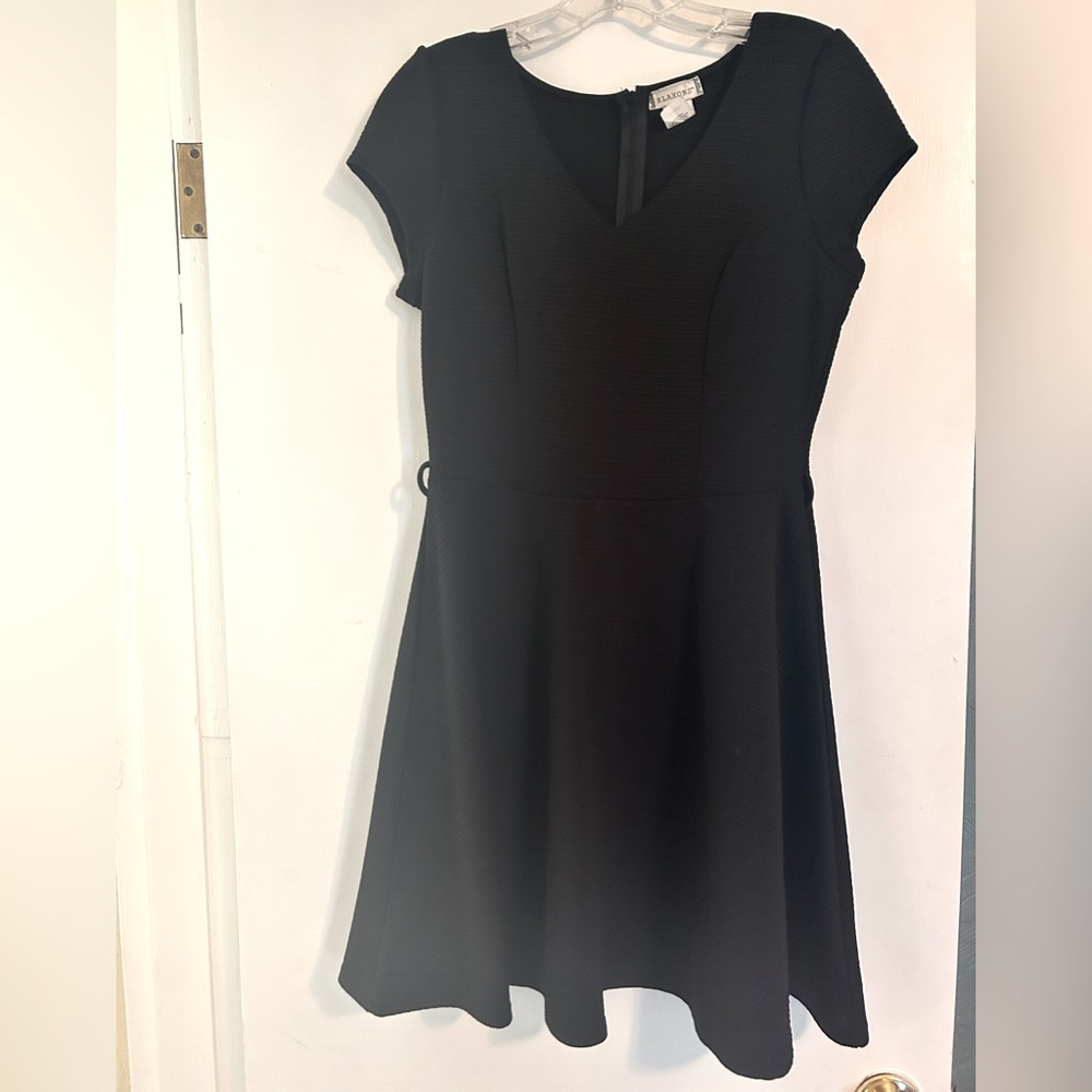 Black skater style dress